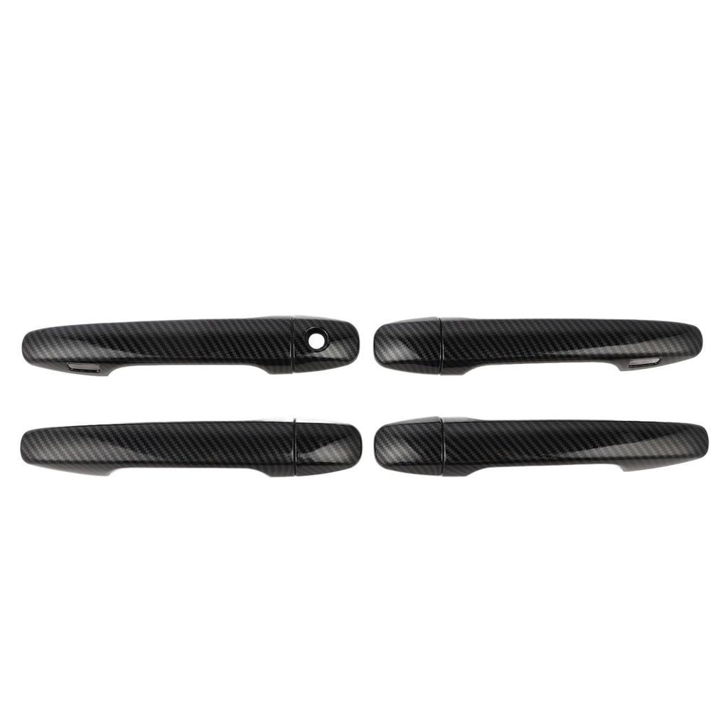 Carbon Fiber Style Door Handle Cover Trim for Subaru Legacy Levorg, Durable ABS Material, Protects the Door Handle, Easy To Install.