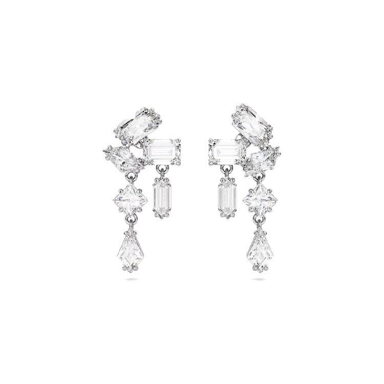 Swarovski Mesmera Drop-Shaped Inlaid Decorative Earrings Women earrings Transparent 5665825 Box (Random Color)