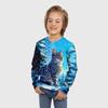 Children's Cartoon Cat Printed T-shirt Boys Cute Long Sleeved Soft Comfortable Top
