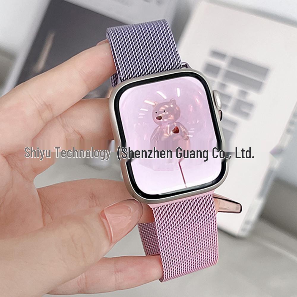 Correa de Metal Compatible para Apple Watch Series 5-9, SE