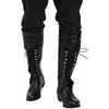 New European and American Retro Lace-up Motorcycle Boots Plus Size Men's Locomotive Boots
