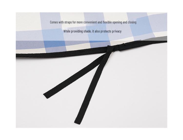Cartoon Summer Car Sunshade: Cute Heat-Insulating Blackout Curtains for Baby's Side Window Protection