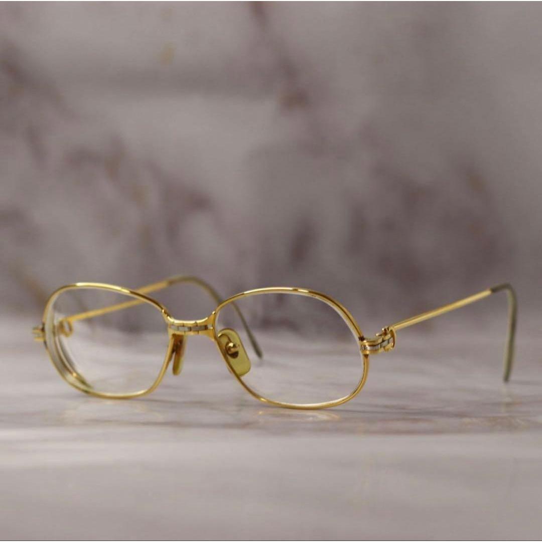 Used cartier archive antique oval glasses rare