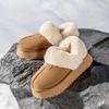 Augustine Low-top Snow Boots for Women 2025 New Winter Thick-soled Plush Thickened Home Two Wear Fluffy Slippers