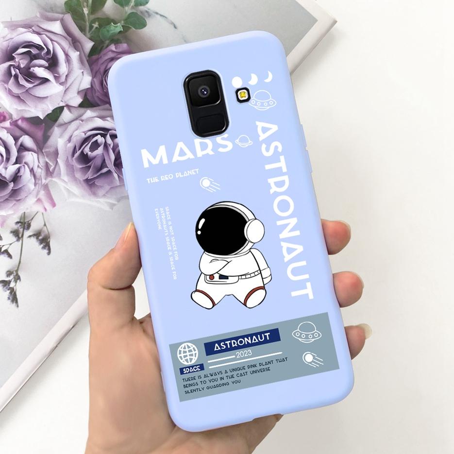 For Samsung Galaxy A6 2018 Case SM-A600F Cute Fashion Painted Cover Soft TPU Phone Case For Samsung A6 Plus A6+ 2018 A605F Shell