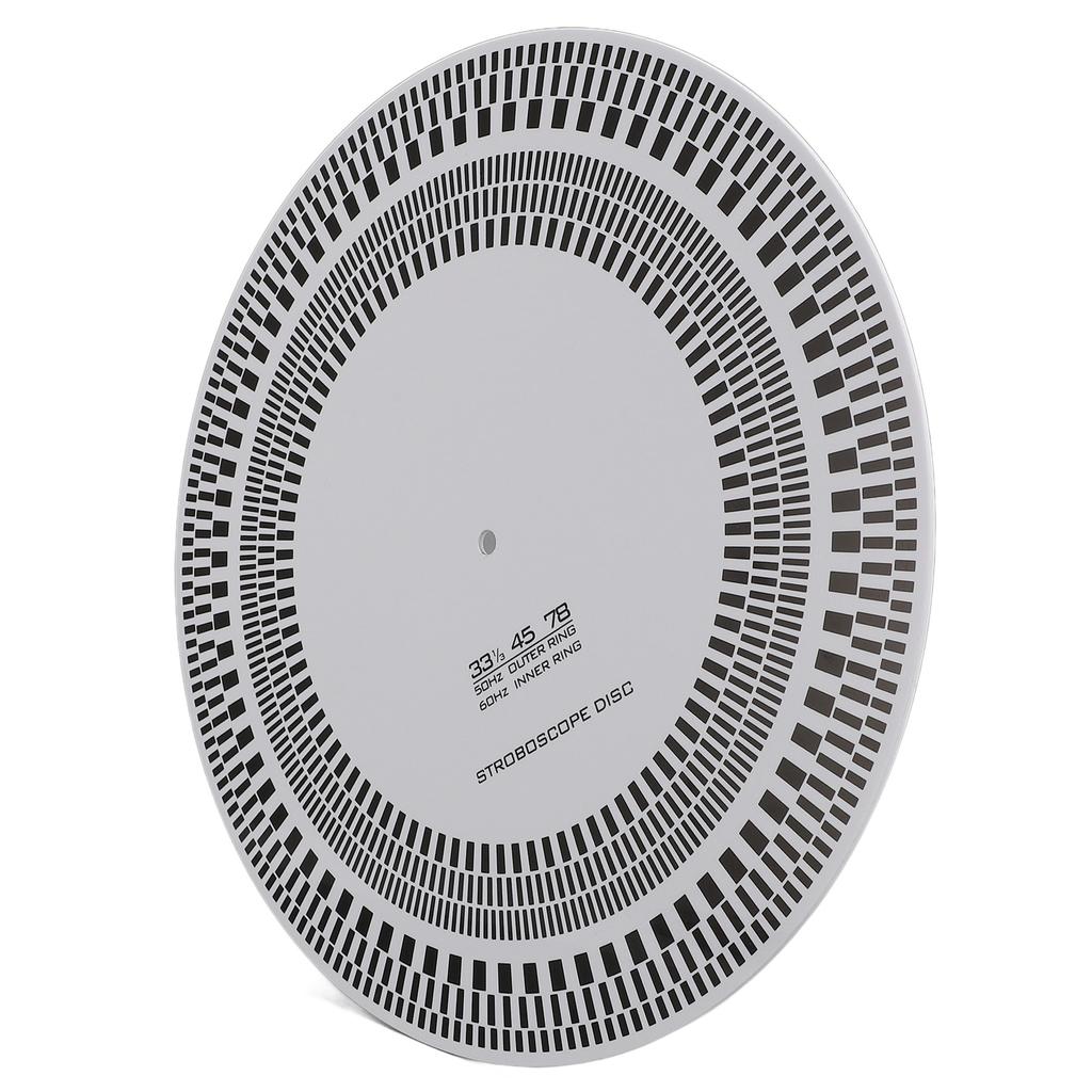 Record Player Speed Disk 297mm Diameter 3mm Thickness Adjustable Turntables Calibration Disc