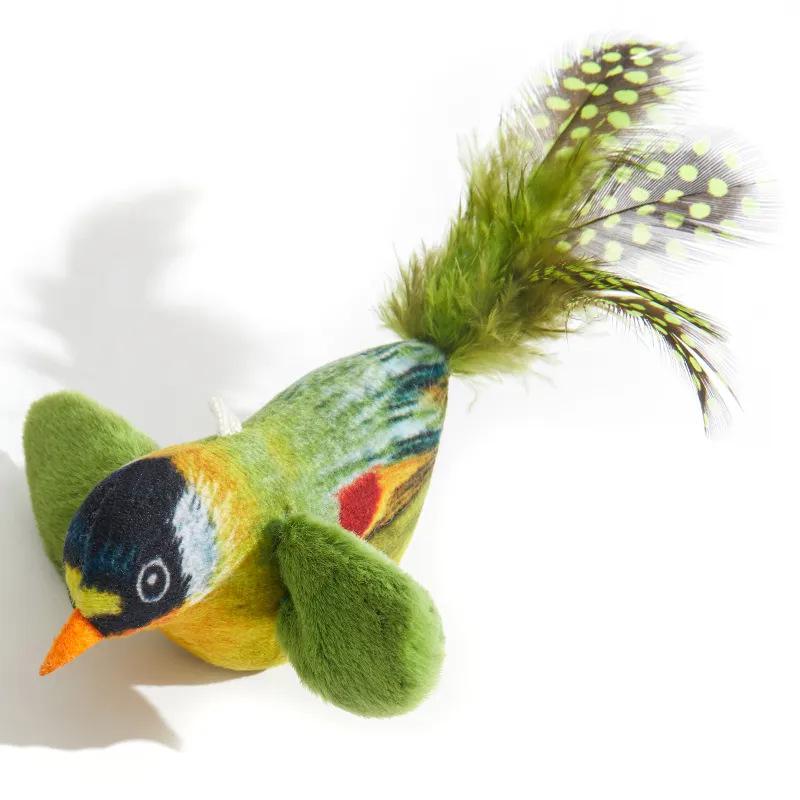 Kätzchen Zahnen Feder Reizspielzeug - Kratzfest & Selbstbeschäftigung Langeweile Vertreibung