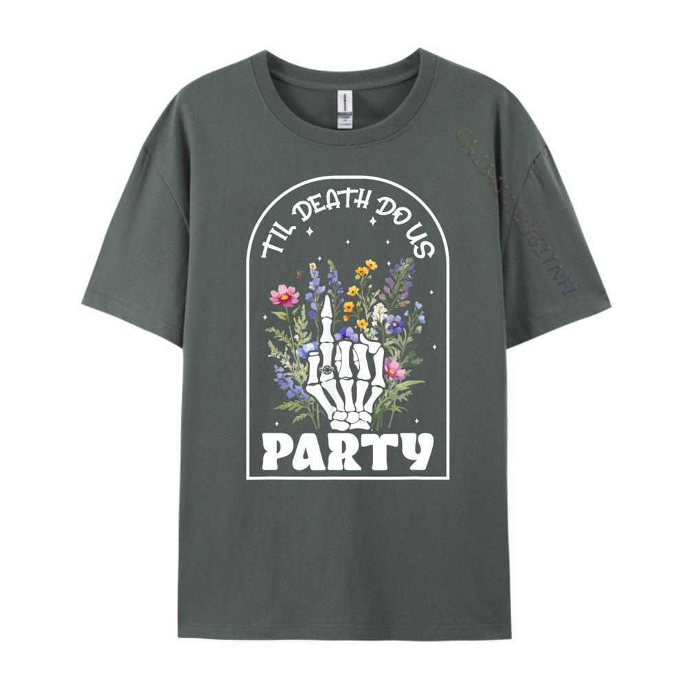Lustiges Tod bis wir Junggesellinnenabschied Brautjungfern Squad Vintage T-Shirt Herren Klassische Herren Designer Kleidung T-Shirt für Herren Spiel