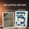 21cm/8.27in Anime Detective Conan Light Painting Mirror Lamp 3D Peripherals Bedroom Led Night Desktop Crafts Gift Toy Decorative