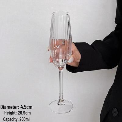 Shangqi Striped Flute Champagne & Cocktail Glass Set