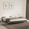 vidaXL Bed Frame Without Mattress Dark Grey 180x200 Cm Velvet