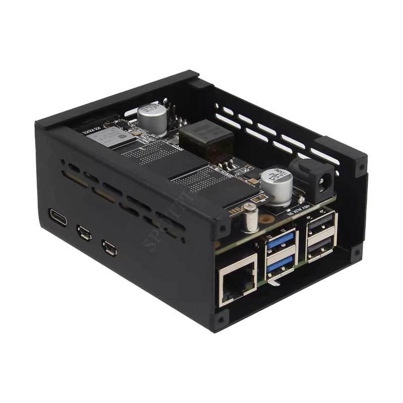 X1012 POE Ethernet Power Supply PCIe To M.2 NVMe SSD Expansion Board for Raspberry Pi 5