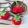 1/2 Pezzi Bambola Peluche Frutto Pomodoro Carina Divertente Giocattolo di Peluche Portachiavi Ciondolo Borsa Appendi Fascino Decorazione Ricompensa Regalo di Compleanno Portachiavi per Coppia