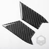Real Carbon Fiber Car Interior Door Bowl Cover Trim Stickers Compatible with Volkswagen VW Golf 8 8.5 MK8 GTI 2021 2022 2023 Auto Accessories Decals