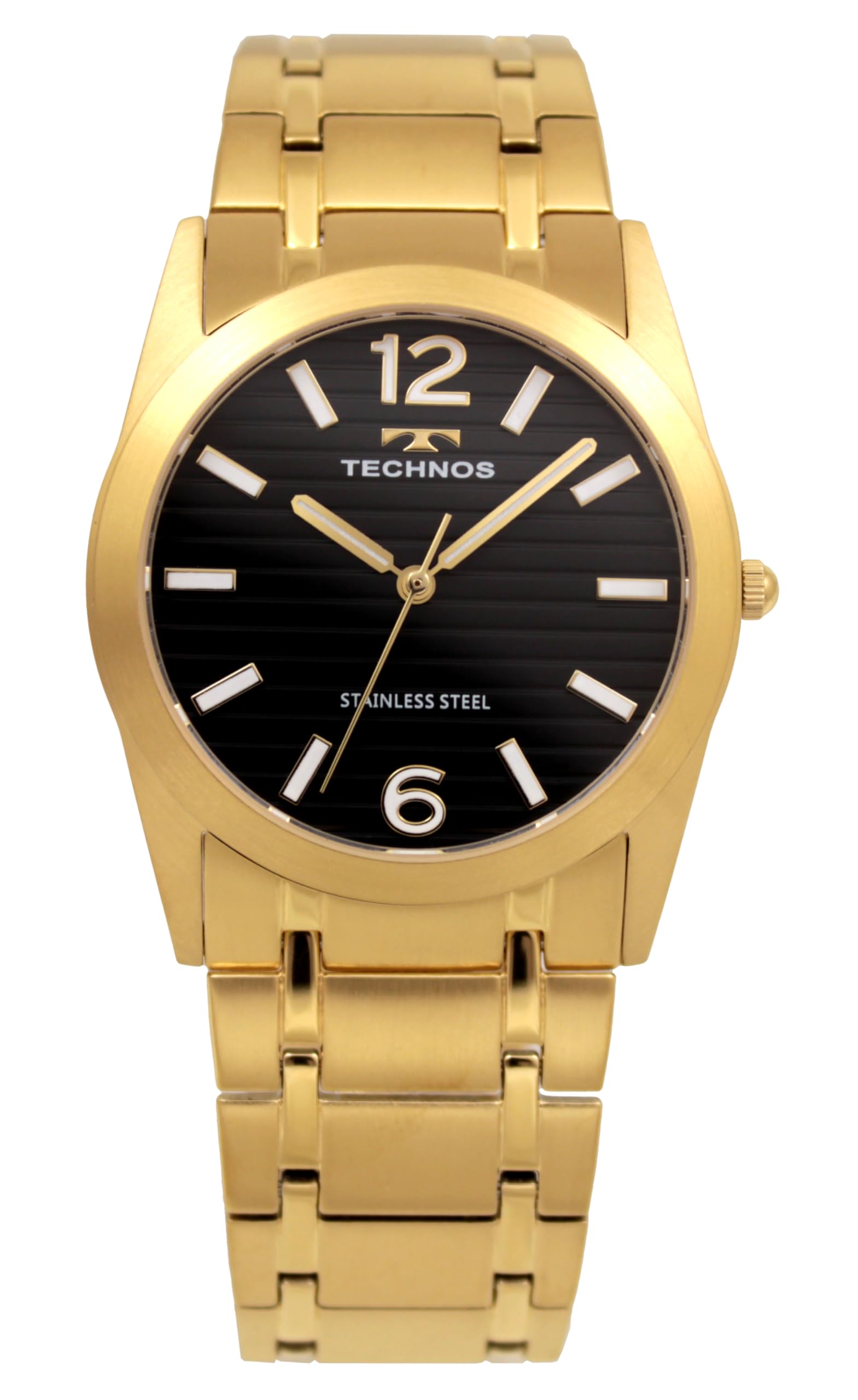 

3 Hand Watch T9C15GB Gold [Technos] Men s чорний