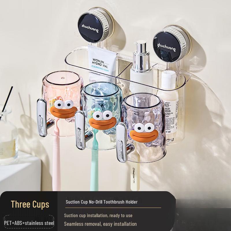 cmaos Wall-Mounted Mouthwash Cup Set