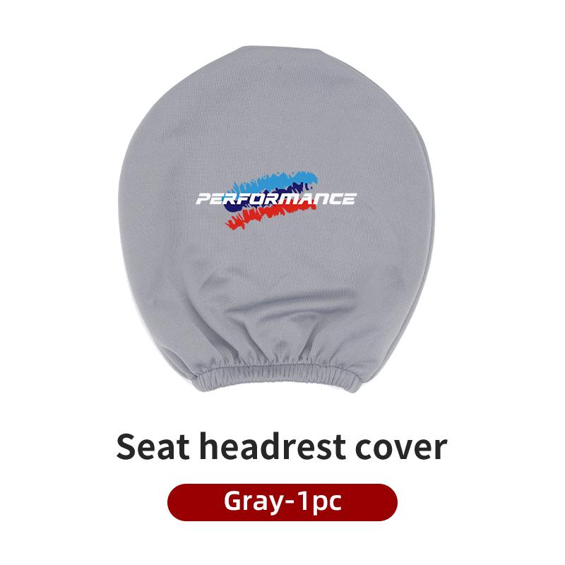 

2025 Hot Car Seat Headrest Cover Taxi Advertising Dust Head Cover Interior Accessories For BMW Performance X1 X3 X5 E39 E46 E90