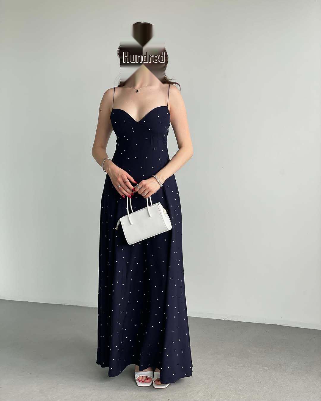 

2025 Summer Fashion: Slim-Fit Strapless V-Neck Dress for Cross-Border Style S