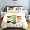Multicolored Leaf Pattern. Bedding Duvet Cover Sets Duvet Covers Pillowcases Gifts (1 * Duvet Cover 2 * Pillowcases, Without Duvet Insert)