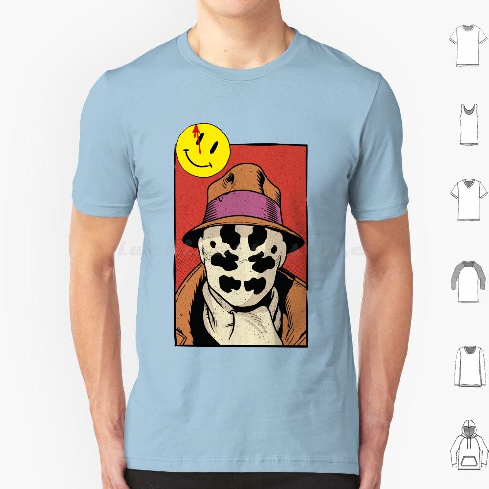 WatchmenRorschach T Shirt 6xl Cotton Cool Tee Rorschach Watchmen Comics Vintage Classic Retro Textured Comic Walter Joseph