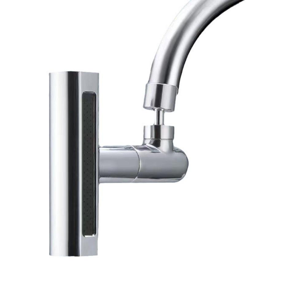 Kitchen Waterfall Three-mode Universal Swivel Extension Faucet Splash-proof Nozzle Sink Multi-function