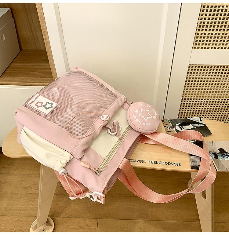 Torebka szkolna urocza dziewczynka wysoka wartość dopamina ból duża pojemność słodki lek makijażu