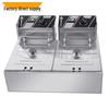 Large Capacity 110V/220V Electric Fryer - US, European, UK Standards - Free Shipping