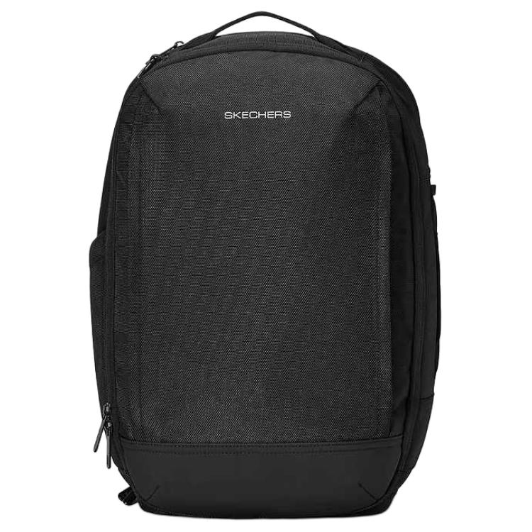 Skechers 22.7L Casual Simple Style Large Capacity Fabric Backpack Unisex Backpack Carbon-Black P126U014-0018 Carbon Black