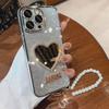 Love Makeup Mirror Phone Case for Apple iPhone 12-14, Glitter All-Inclusive Lens, Fits 15 Pro Max