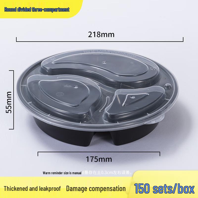 

Disposable Multi-Compartment Meal Prep Containers