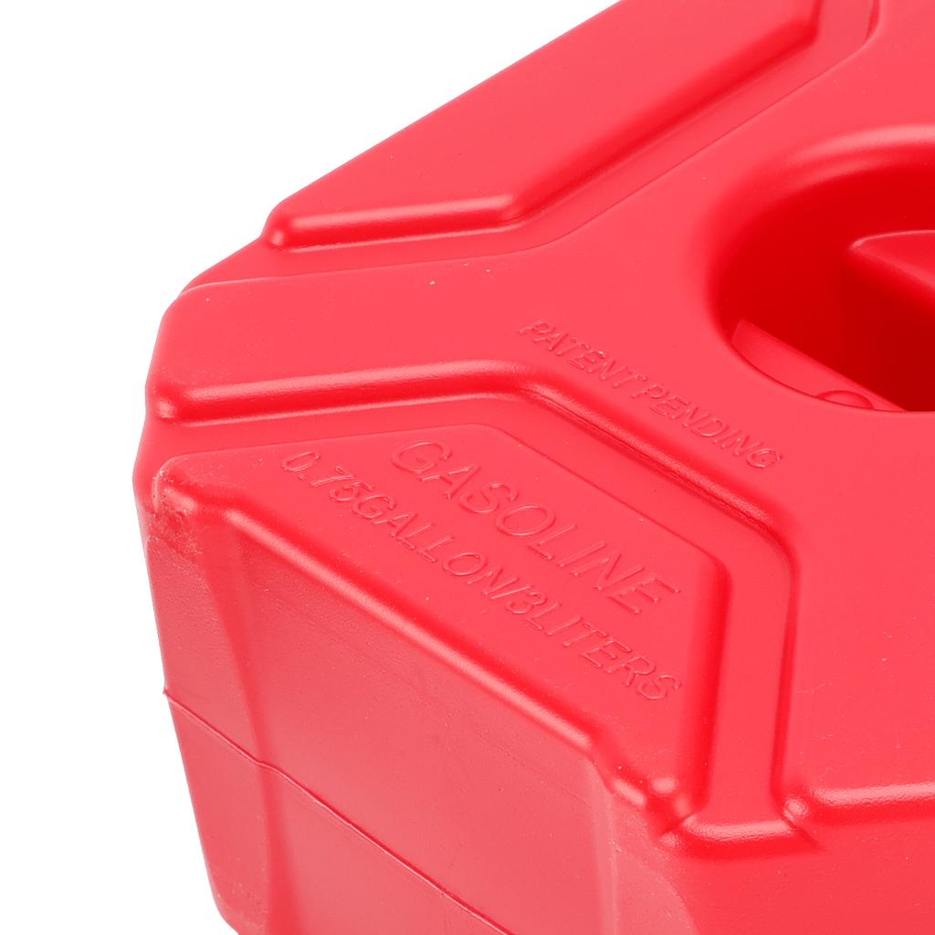 3L Öl-Benzinbehälter Antistatische Jerry Can Kraftstofftank Rot Für Touring Abenteuer