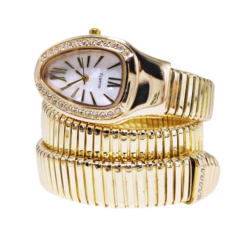 Snake Ladies Bracelet Watch Quartz Watch Personalized Bracelet Watch