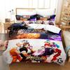 3d Printing Anime The King Of Fighter Bedding Set Boys Girls Twin Queen Size Duvet Cover Pillowcase Bed Kids Adult Home Textile
