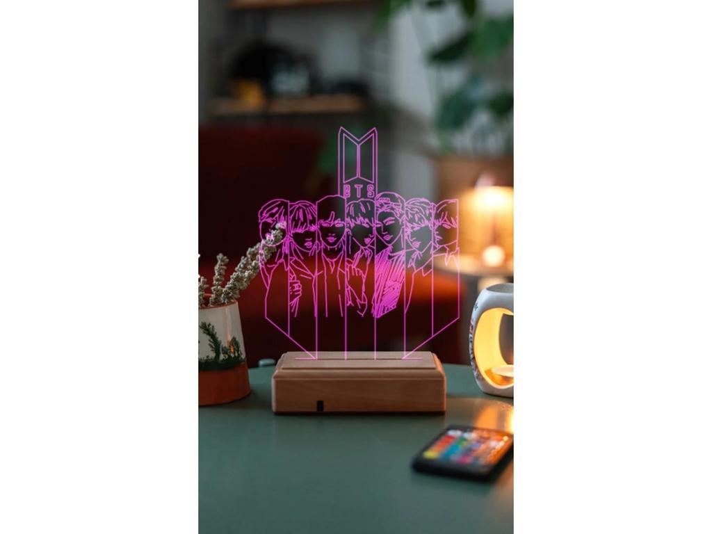 Bts Bangtan Boys Bts Army V2 16 Renk Gece Lambası