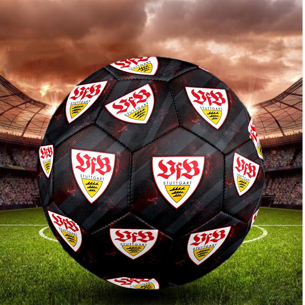 VfB Stuttgart Size 5 Football High Elastic Soccer Ball For Outdoor Competition Daily Training Play