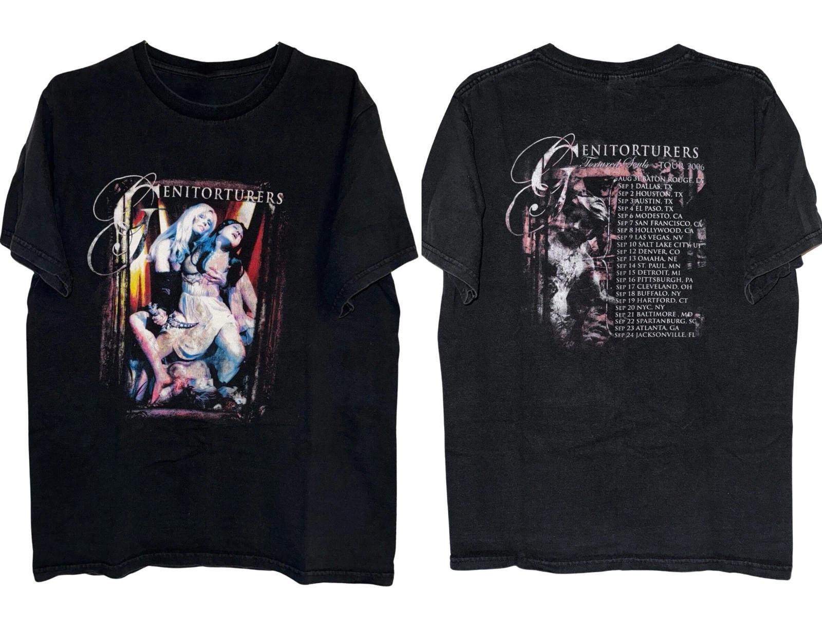 Genitorturers Band Tour Cotton Short Sleeve Unisex T-Shirt All Size XXXXL