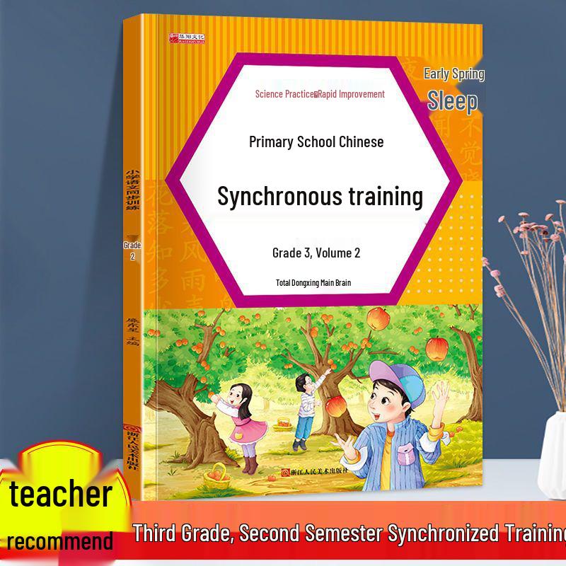 Grades 1-3 Chinese & Math Practice Book: Synchronized Lessons and Exercises