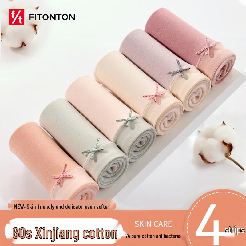 FitonTon Women's Cotton Antibacterial Underwear