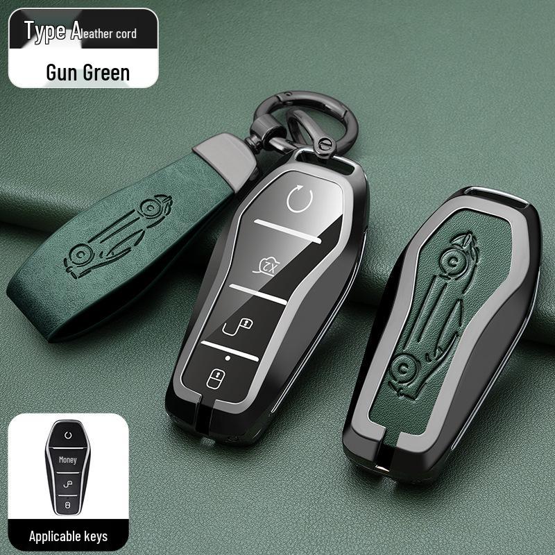 BYD Han, Tang DM, Qin PLUS, Song Pro/Max, Yuan Car Metal Key Case (2021 Model)