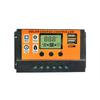 Solar Charge Controller 10A 20A 30A 40A 50A 60A 70A 80A 90A 100A Solar Panel Controller Dual USB Ports Large Screen LCD Display