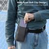 Men Leather Vintage Pack Waist Bag Belt Clip Phone Holster Travel Hiking Cell Mobile Phone Case Cover Belt Pouch Purse