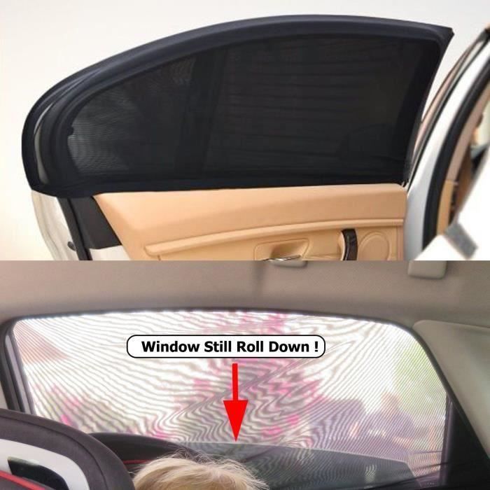 T4W Paire Pare-Soleil Fenêtres de Voiture Protection Uva Maximale pour Bébés Enfants et Animaux - CSHNT-B15909