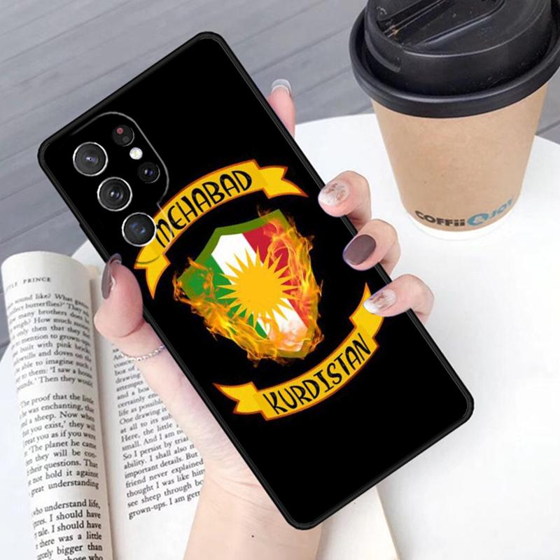 Kurdistan Kurdish Flag phone case Cover For Samsung Galaxy S24 S25 Ultra S21 S22 Ultra S10E Note 10 Plus Note 20 FE S23