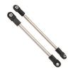 8Pcs Stainless Steel Link Rod 275mm Wheelbase Stainless Steel Link Rod Linkage Set for 1/10 RC Crawler Car