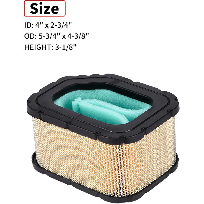 Air Filter with Pre Cleaner Compatible with Bad Boy ZT/CZT 2013 & Older 27 HP Replace Part# 063-8080-00