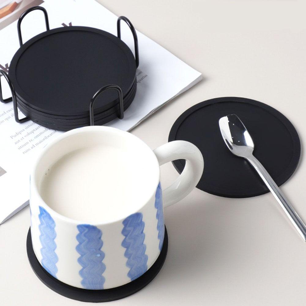 12Pcs Heat Resistant Drink Coasters 10cm Diameter Table Placemats  Coffee Mug Protection