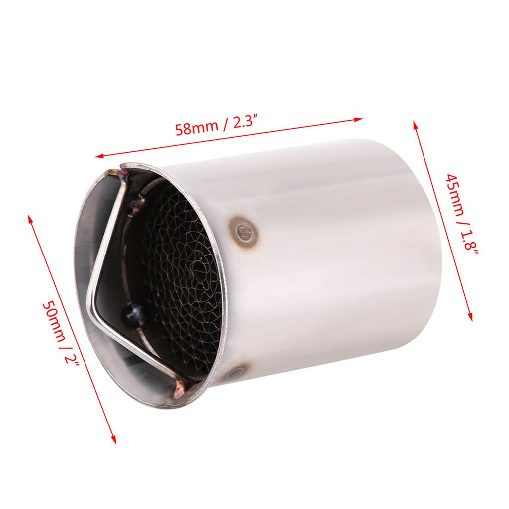 51mm Universal Motorcycle Exhaust Pipe Muffler Silencer Insert Noise Silencer Style 5