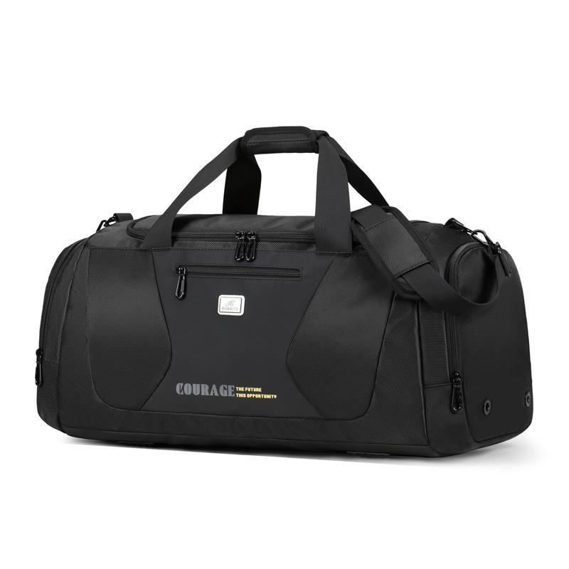 

Spring New Big Capacity Travel Bags Soft Portable Outdoor Sports Fitness Bag High Quality Waterproof Men s Messenger Bags Short Distance Luggage Bag чёрный
