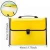 13 Pocket Handheld File Bag Dustproof Accordion File Folder  School Office Supplies