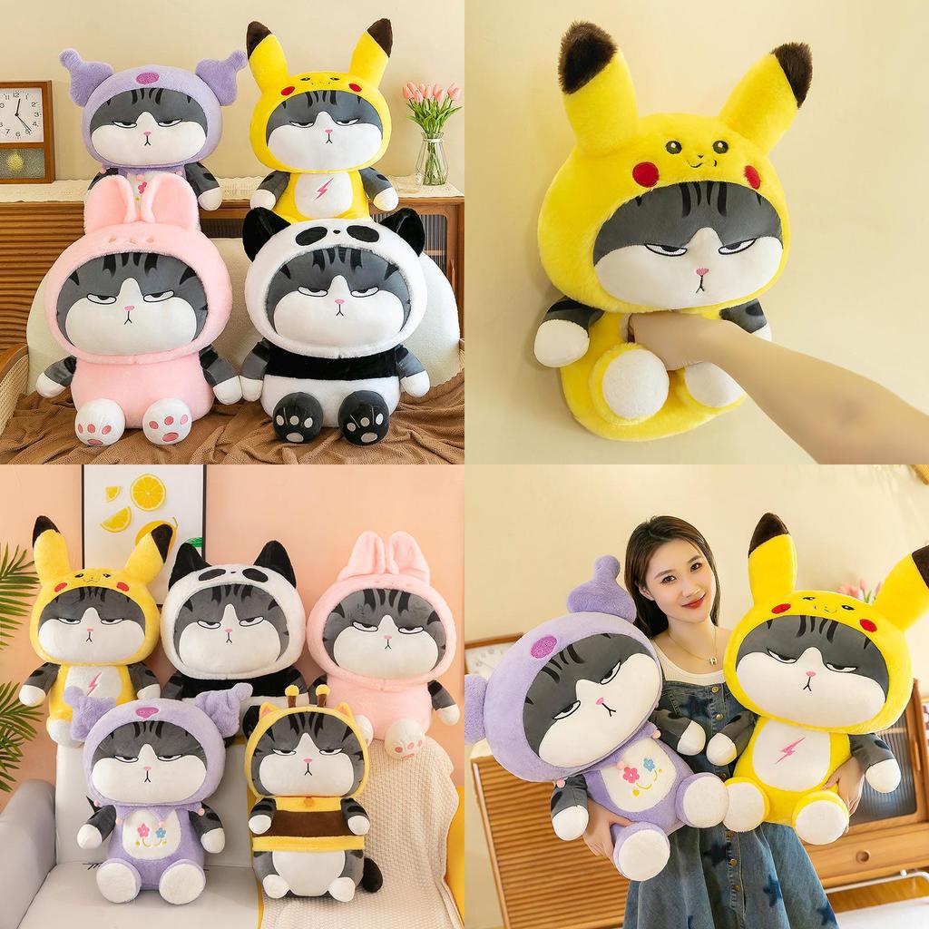 Cute Crystal Soft Plush Cat Toy, New Arrival Kuroko No Basuke Pikachu Pillow Doll Birthday Gift